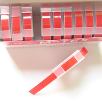 Hard PVC tape - Red